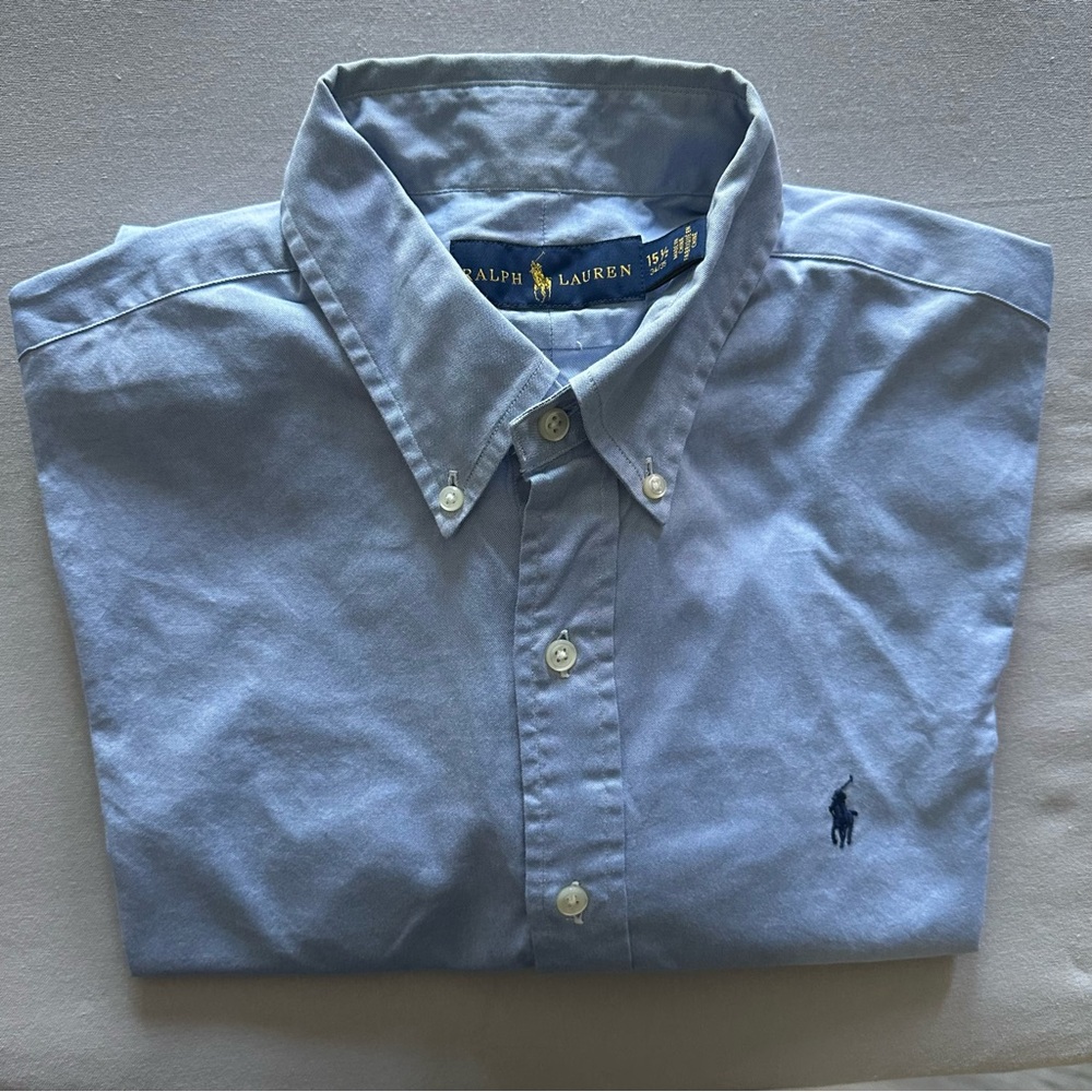 *Bundle* 4 Men's Classic Polo by Ralph Lauren long sleeved dress shirts - Picture 3 of 5